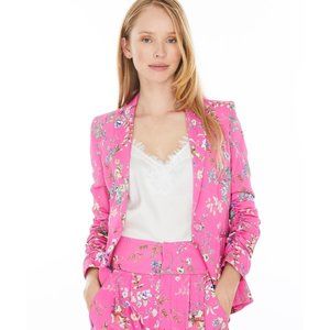 Generation Love Birdy Floral Blazer Bright Pink Size Small non smoking  pet free